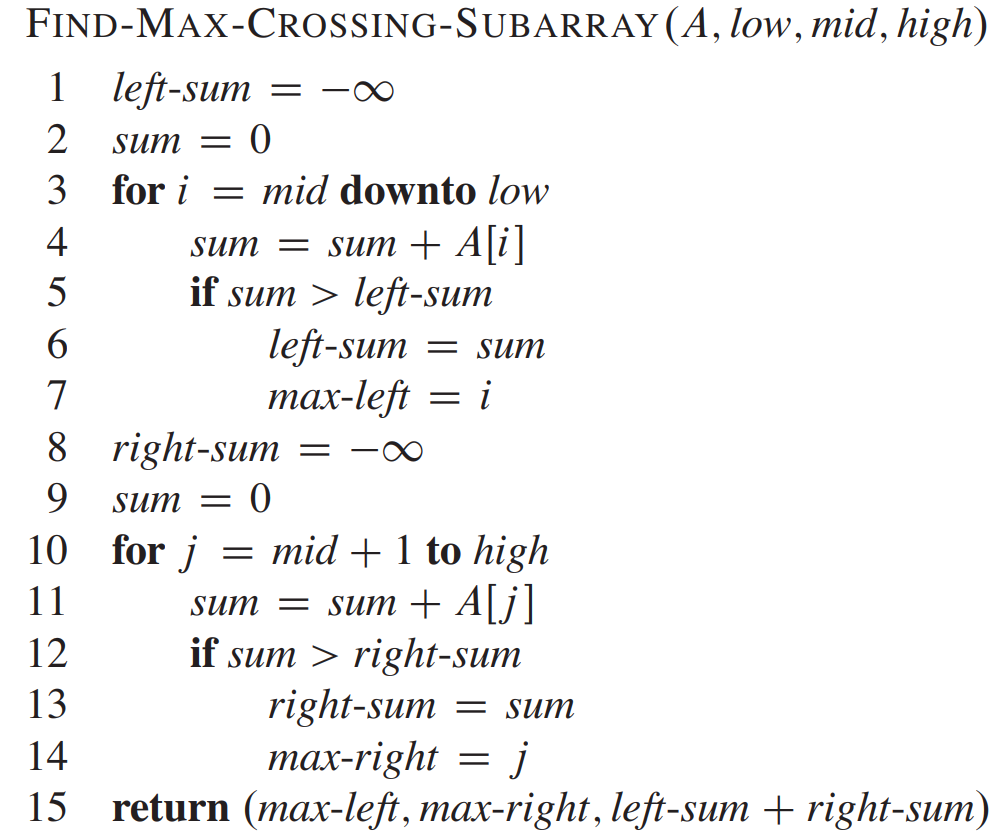 max_crossing_subarray